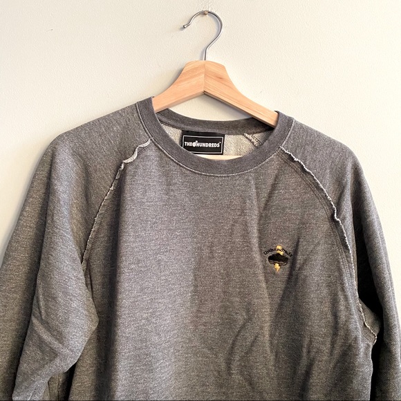 Dark Grey The Hundreds Crewneck - Picture 3 of 3